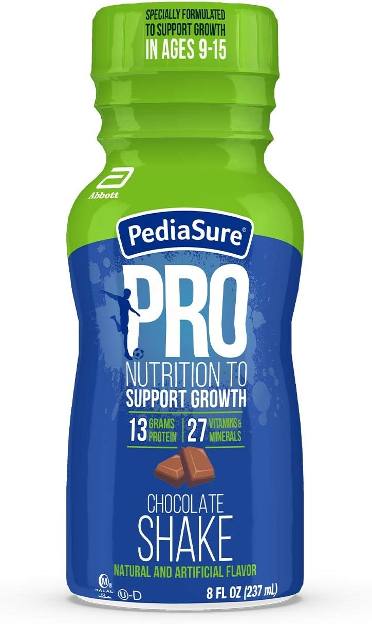 Pediasure PRO Nutritional Shake, Protein Shake for Teens, with Vitamins & Minerals, Chocolate, 8 fl oz, 24 Count