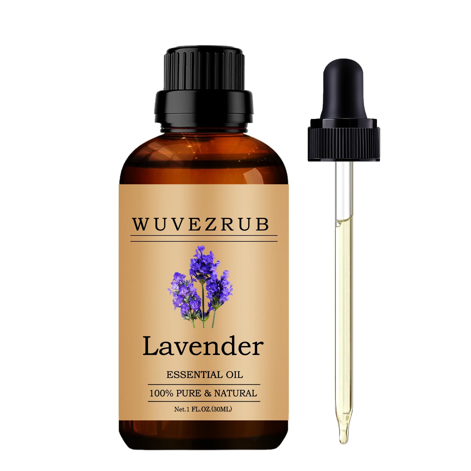 Lavender Essential Oils Organic, 30ML Pure and Natural Lavender Essential Oil for Aromatherapy Diffuser - Lavender /1 Fl Oz