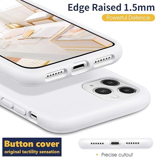 Miniatura 2 de IceSword - Funda de gel de silicona líquida para iPhone 11 Pro Max (anticaída, cuerpo completo, antigolpes, antideslizante, protección de cámara