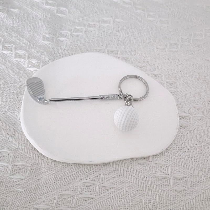RFTWXHPN Golf Gifts Keychain for Men Women Golfers Funny Golfs Ball Keychains for Dad Wife Christmas Birthday Gift for Son Grandma Golfing Gift Golf Lover Gifts for Women Men Key Chain