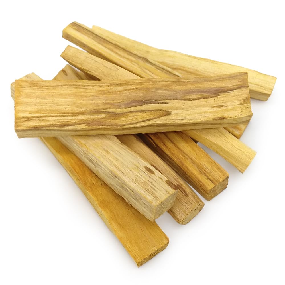 Pack Ahorro Palo Santo Natural para Limpieza energética - Incienso Natural para Quemar - Madera Sagrada de Perú 100% - 10 cm - Aleja energías negativas (Pack 100 Unidades)