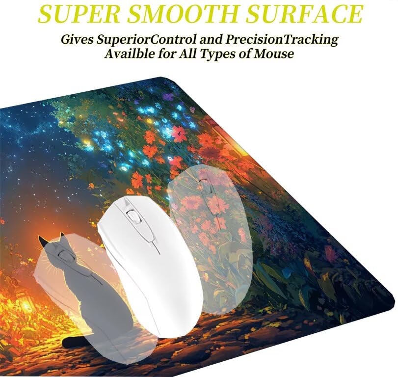 Tapis de souris coloré grand format imperméable lavable mouse pad gamer PC - 4