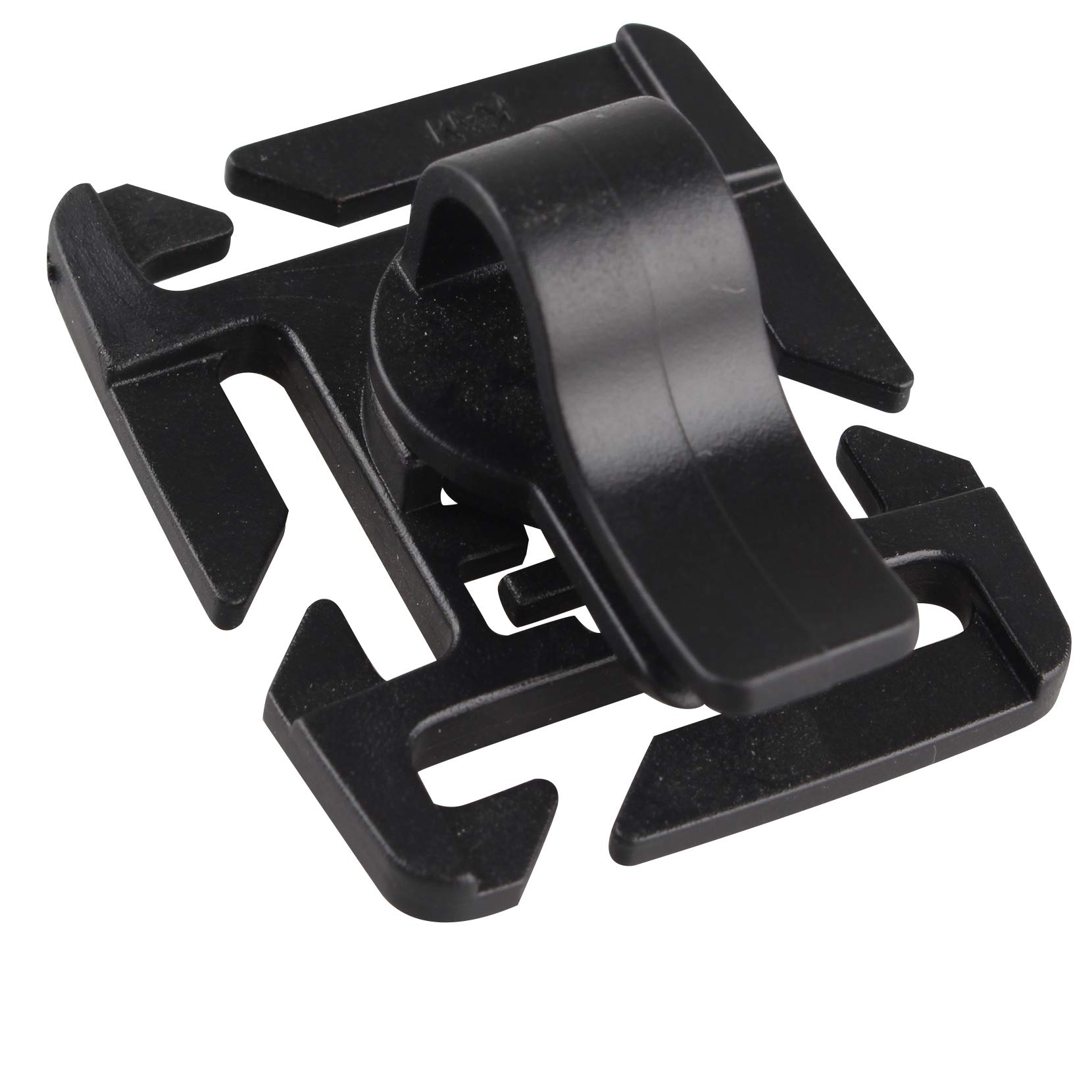 10x Tactical Trinkschlauch Clips - Molle Gurtband Befestigung 360° Drehbar