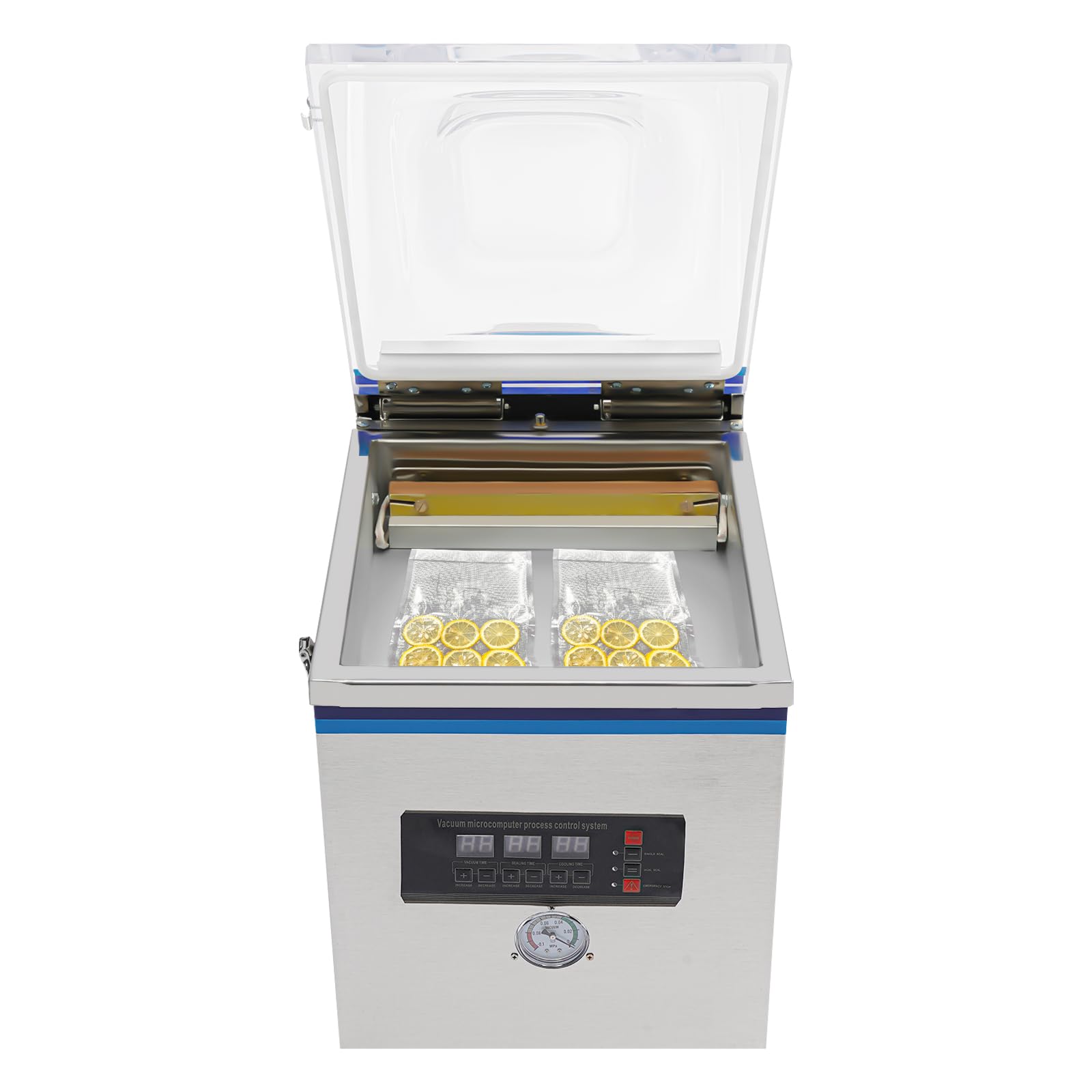 ASerZenith Chamber Vacuum Sealer,Stainless Steel Vacuum Packaging Machine, 360W Powerful Sealing System, Automatic Preservation Machine Sealer, Commercial Vacuum Packer For Ki