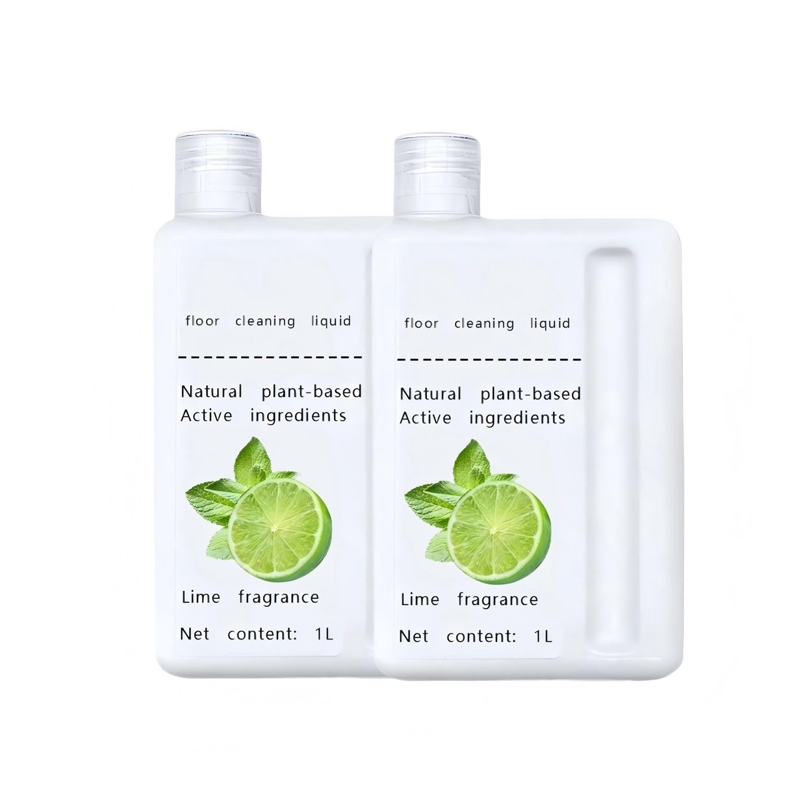 Soluzione Robot Aspirapolvere 1L Con Profumo Di Lime, Detergente For Pavimenti Senza Aloni A Bassa Schiuma, Ricarica For Mocio Compatibile Con Dreame X40 、X30 、L40 、L10s Ultra、L10s Pro(2pcs 1L)