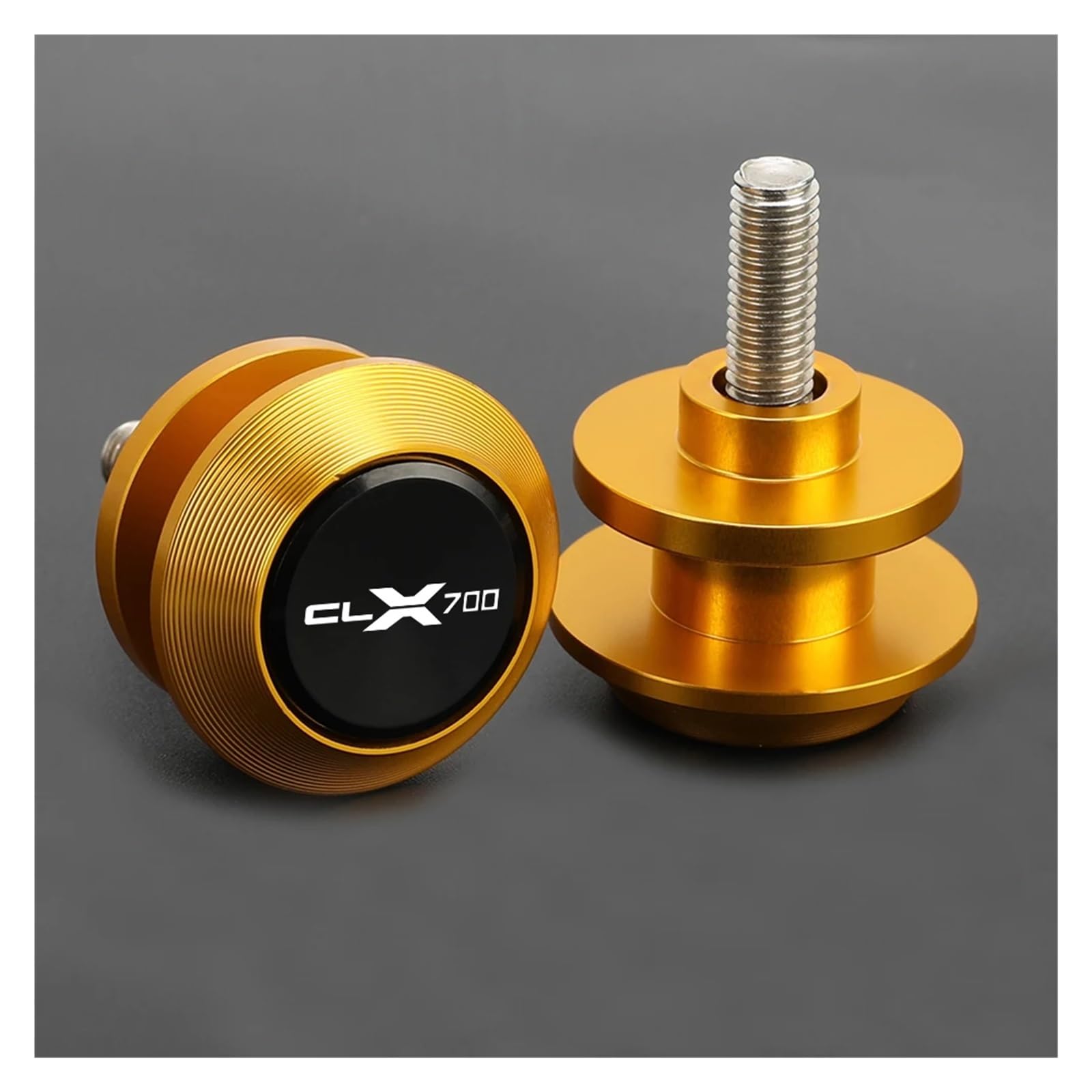 Fsjgbnhokvn 10Mm Gold Motorcycle Paddock Stand Spool Sliders For Cfmoto 700Clx 700 Clx Clx700 2023 2022 2021 Motorcycle Cnc Swingarm Sliders Spools 10Mm(10Mm Gold)