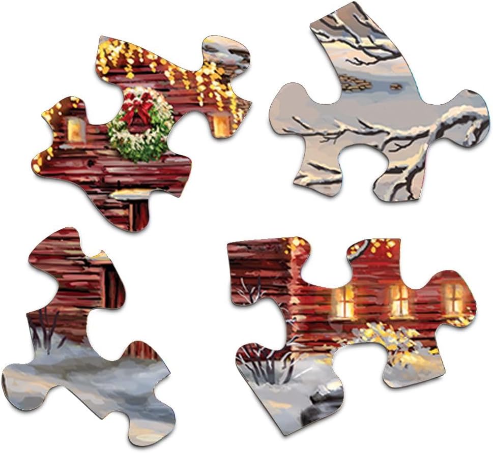 Springbok's 1000 Piece Jigsaw Puzzle Winter Windmill - Made in USA