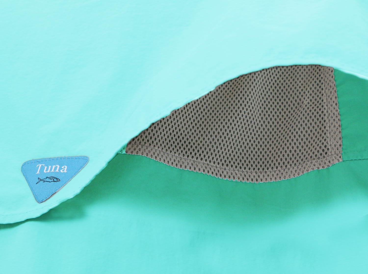 Tuna Men's Fishing Long Sleeve Shirts - UPF 50+ Sun Protection Quick-Dry Water-Resistant Botton Down Shirt for Men - Image 3