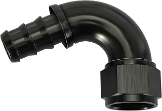 EVIL ENERGY 12AN 120 Degree Push Lock Fitting One Piece Full Flow Hose End