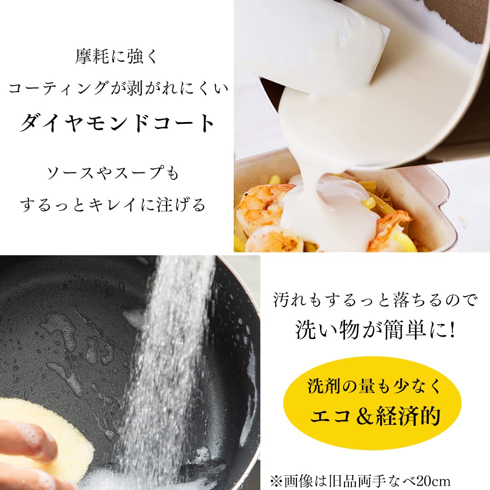 アイリスオーヤマ 深型鍋 DIS-P22D 22cmサムネイル6