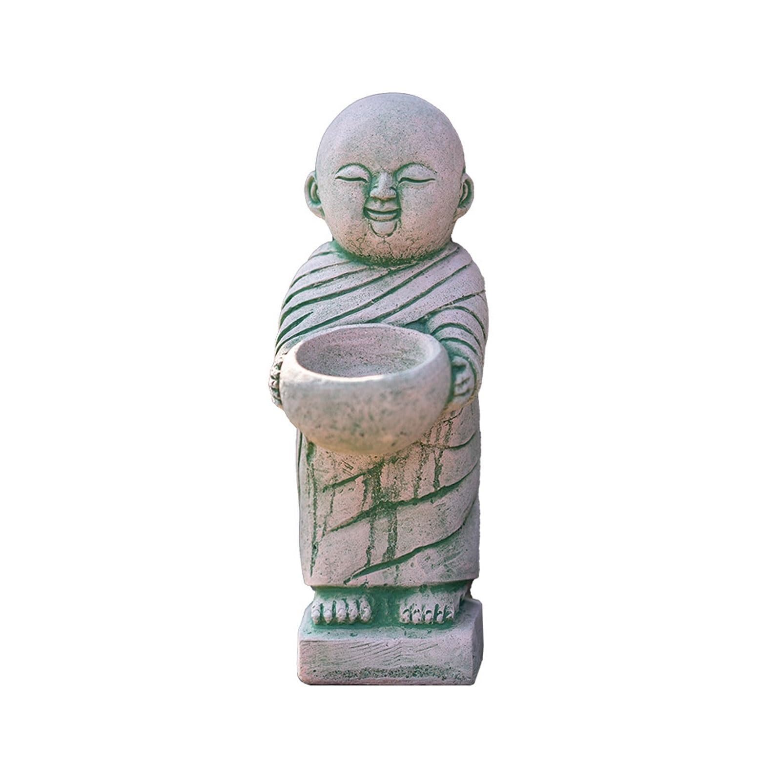 Statue de Jardin Bouddha une sculpture élégante aux finitions soignées pour extérieur