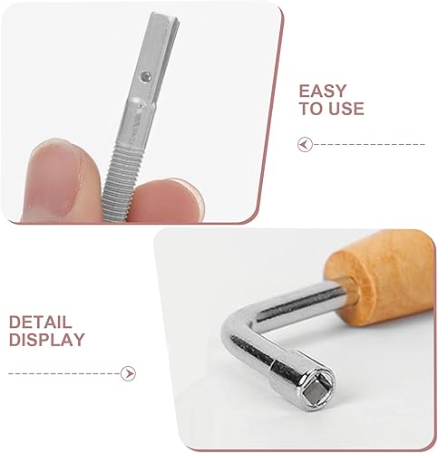 Miniatura 3 de VICASKY Juego de 1 juego de lira piezas de guitarra, accesorios de guitarra, arpa de regazo, cuerdas de arpa de lira, piezas de repuesto, piezas de