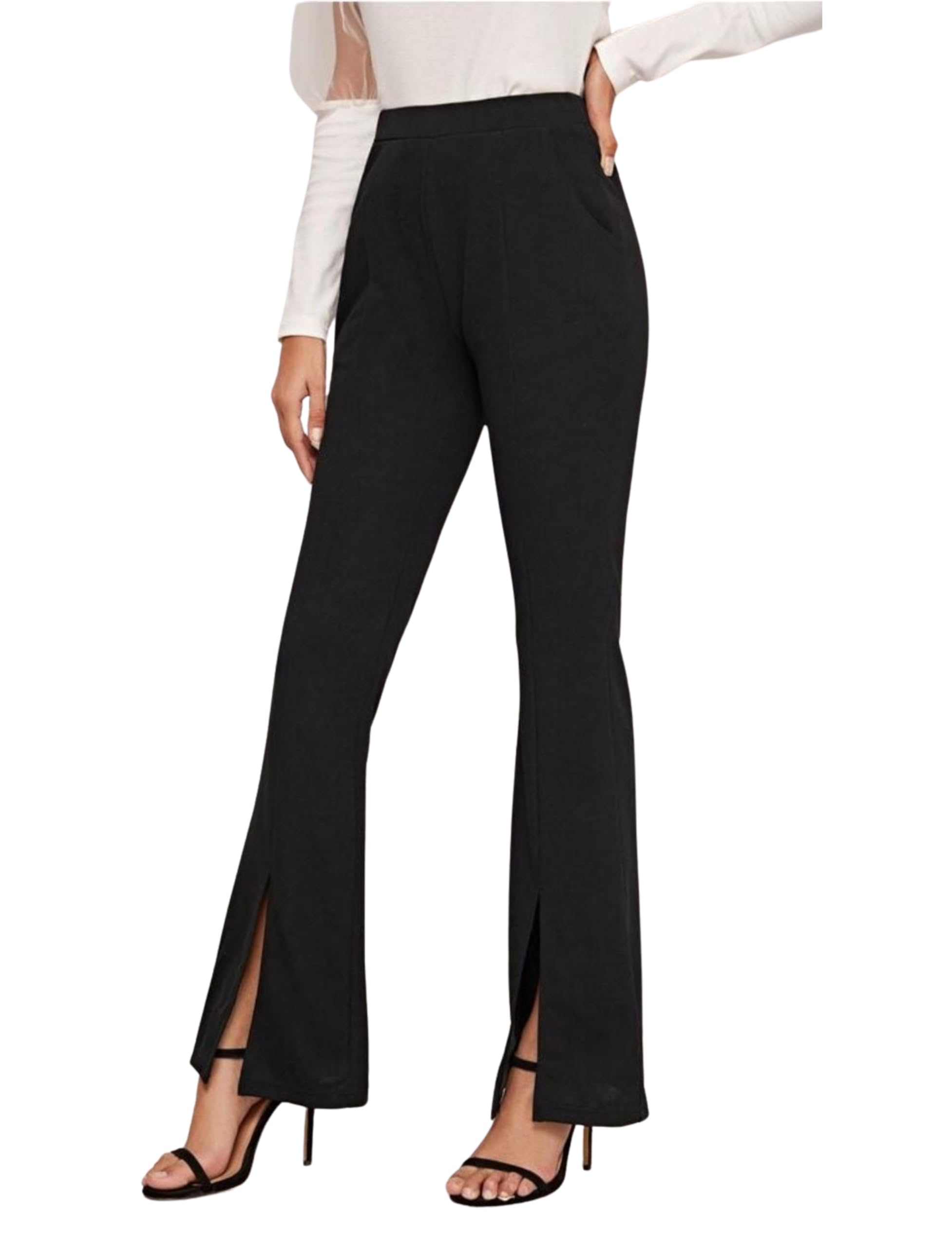 Womens Adjustable Regular Lycra Solid Modern Fitted Skirt-IG-39