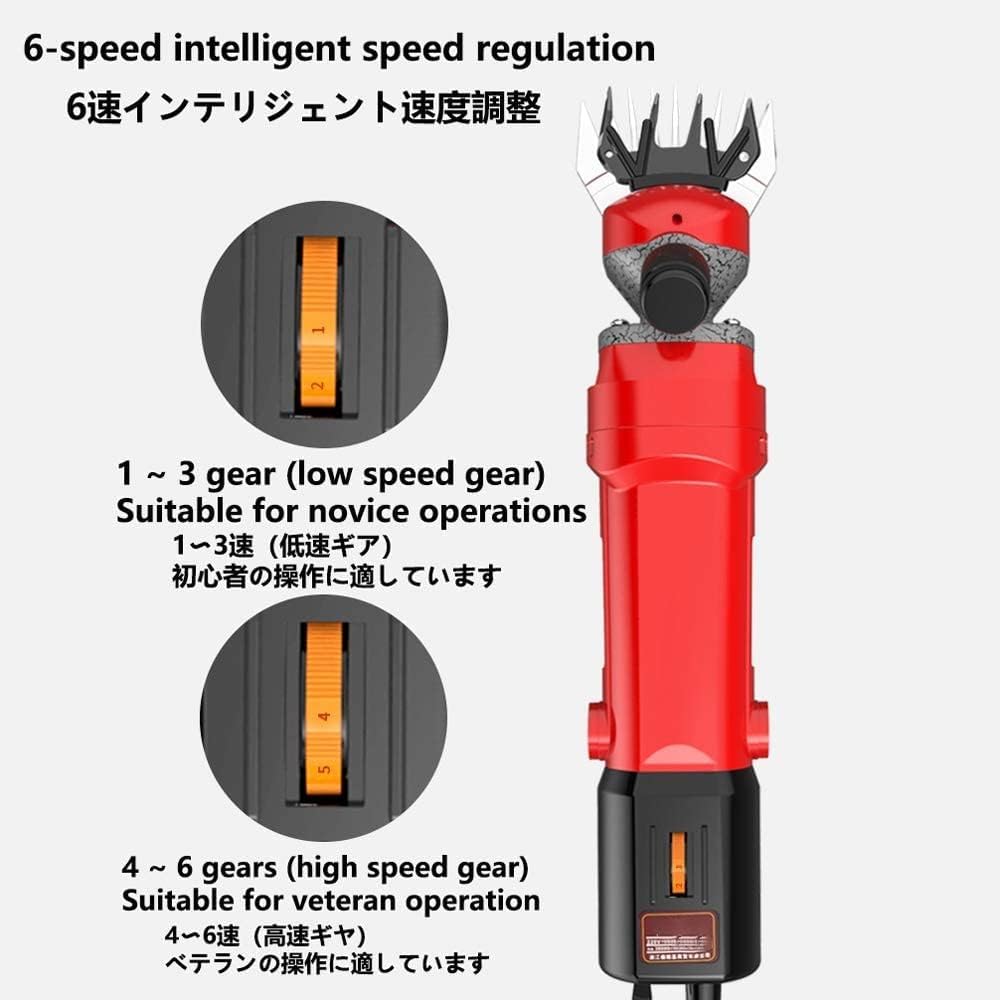 Tosatrici Elettriche Portatili Professionali per Pecore - Kit di Toelettatura Completo per Pecore, Capre, Alpaca, Conigli E Altri Animali da Allevamento - Tosatrice Efficiente per Pelo E Lana