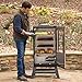Masterbuilt® Vertical BBQ Smoker 10-inch Leg Kit Accessory Extension with Rear-Mounted Wheels in Black, Model MB20101114