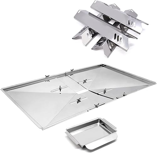 Piezas de repuesto para bandejas de goteo para Dyna-Glo DGF510SBP, DGF510SSP, parrilla de patio trasero BY13-101-001-13, parrilla BHG