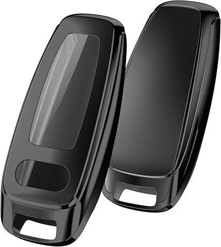 Miniatura 6 de ELOHEI Funda para llavero Audi, funda protectora especial de TPU suave compatible con Audi A6L A6 A7 A8 Q7 Q8 E-Tron 2018-2022 A3 S3 S6 SQ7 RS6 S7