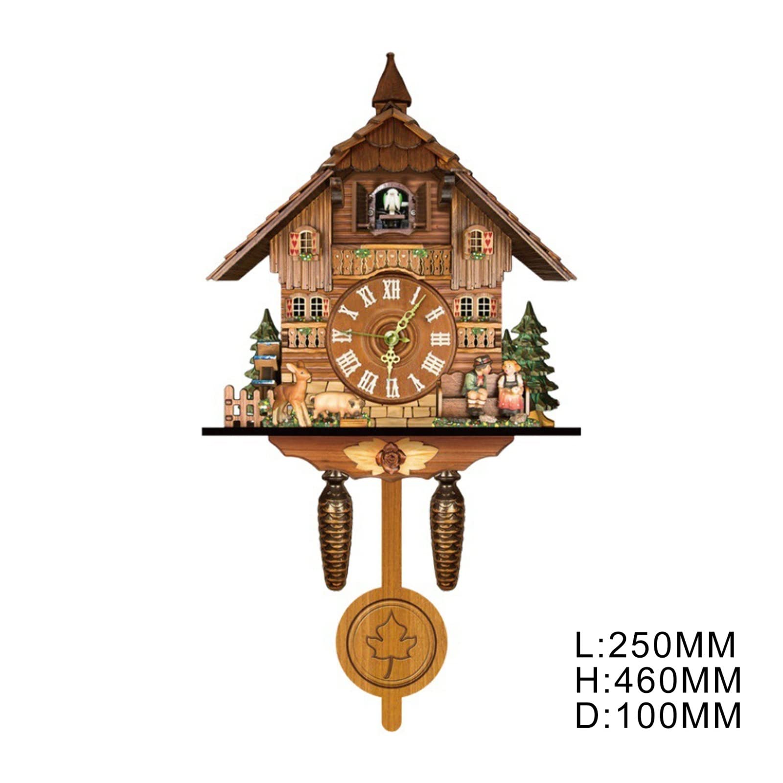 Amazon.co.jp: ドイツ シュヴァルツヴァルトの鳩時計 レトロ 北欧風