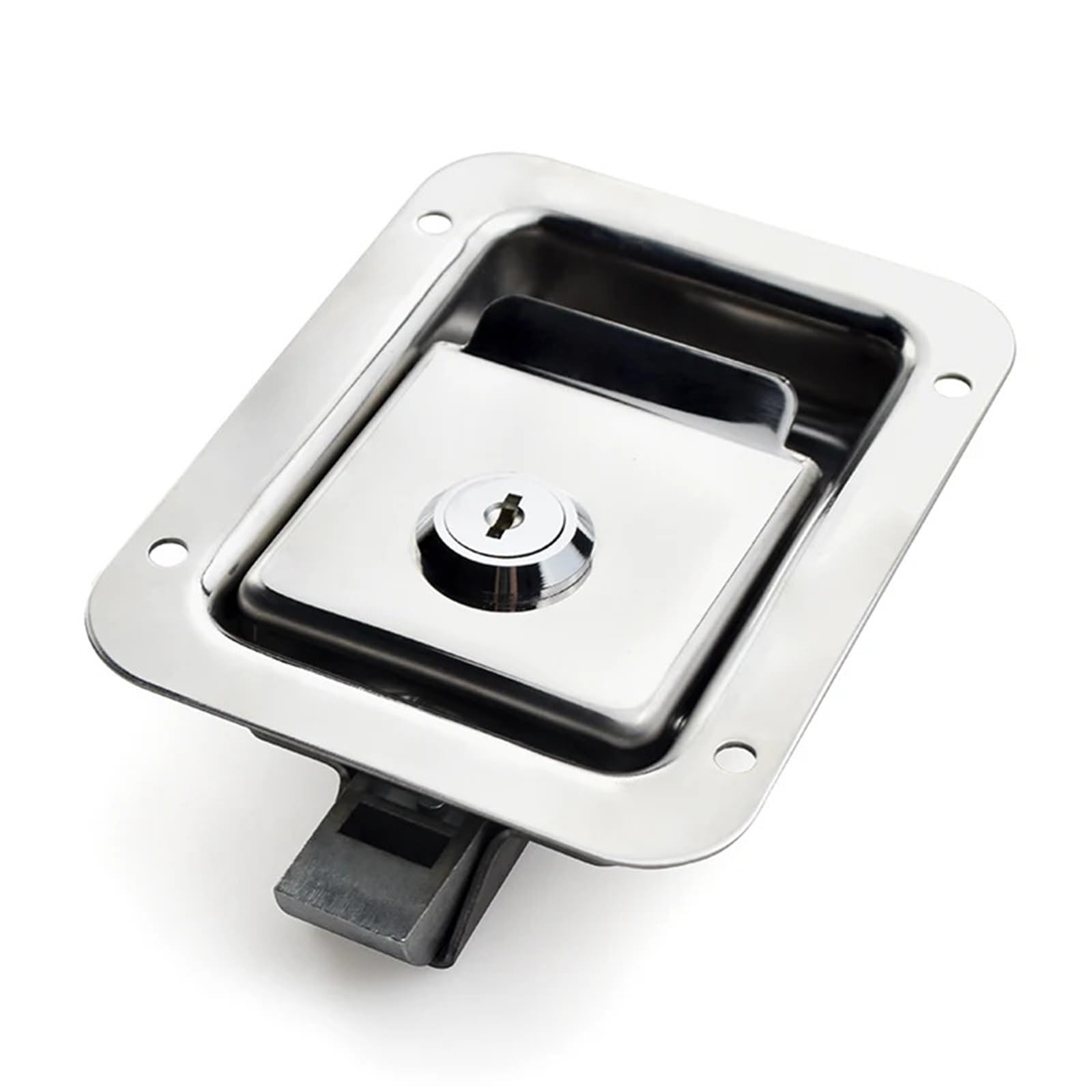 Serrure en acier inoxydable XK104 robuste et plate pour portes et panneaux