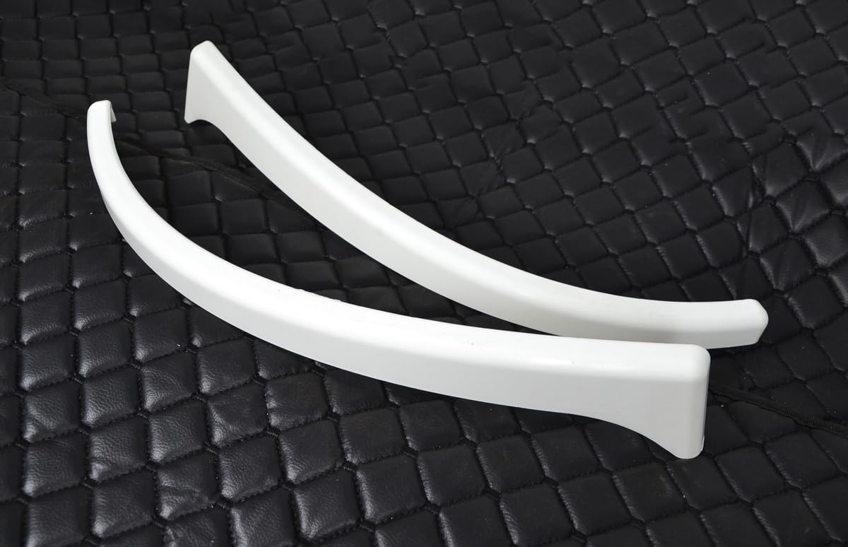 Pareja de 2x Cejas de faro de plástico ABS Ojo del Diablo Compatible con Scania R 2010-2016