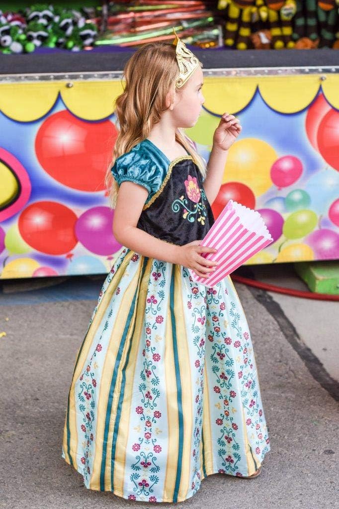 Little Adventures Alpine Princess Coronation Dress Up Costume (Medium Age 3-5) - Machine Washable Child Pretend Play and Party Dress with No Glitter - Image 4