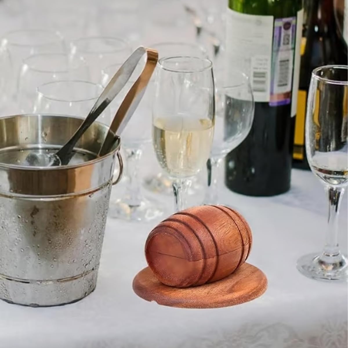 Kit per Affumicare in Botte di Legno, Affumicatore per Whisky e Cocktail, Kit per Affumicare in Stile Antico, Infusore per Affumicatore, Regalo Perfetto per Bar di Casa per Uomini, Papà, Mariti