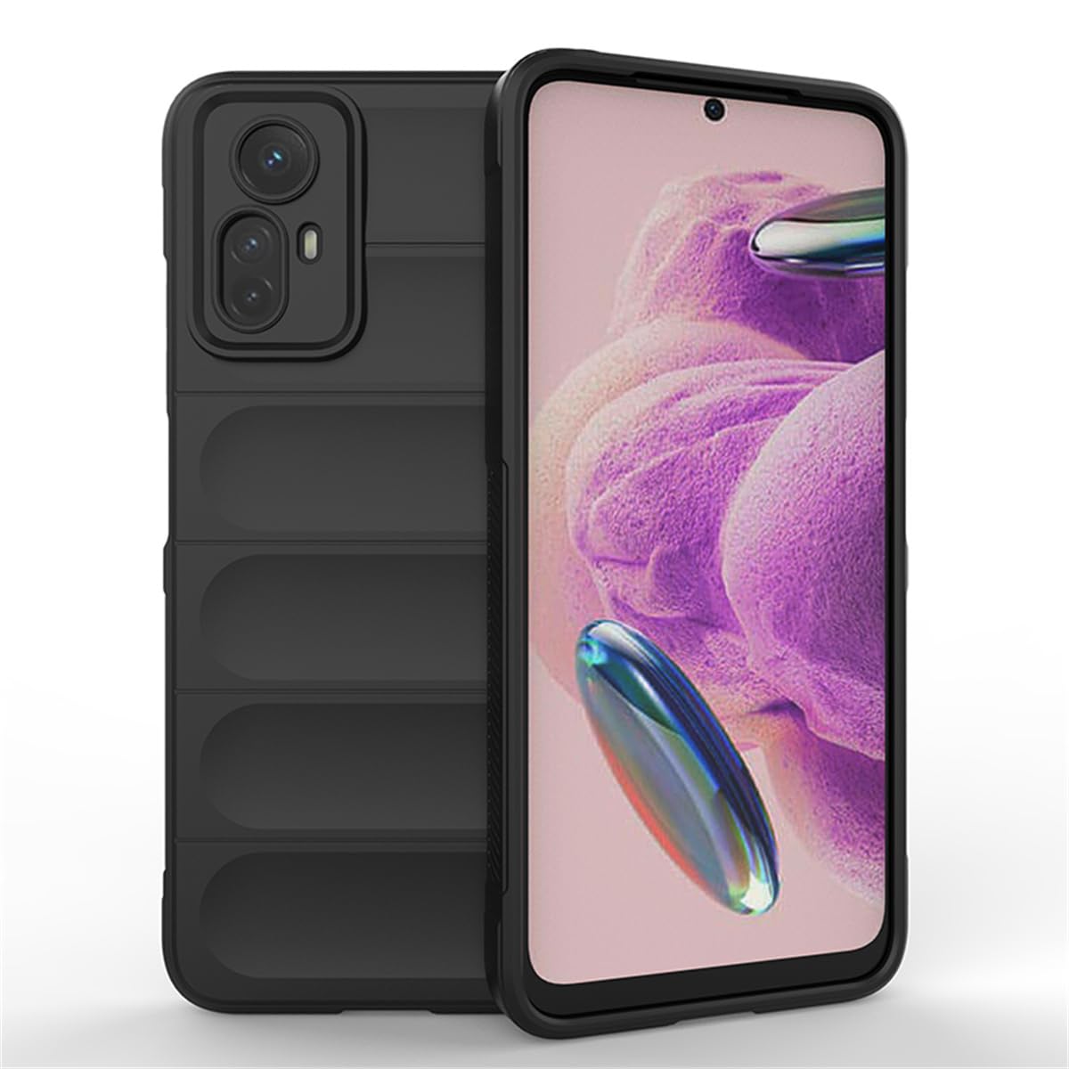 BOKYAS Cover Cristallina Per Xiaomi Redmi Note 12S 4G - Ibrida TPU+PC Antiurto 360° - Trasparente Non Ingiallente