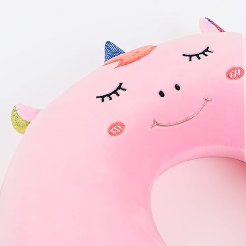 Vista 66 de Sexysamba Reposacabezas y almohada de cuello de dibujos animados para niños y niñas, adolescentes, accesorios de viaje para avión, automóvil