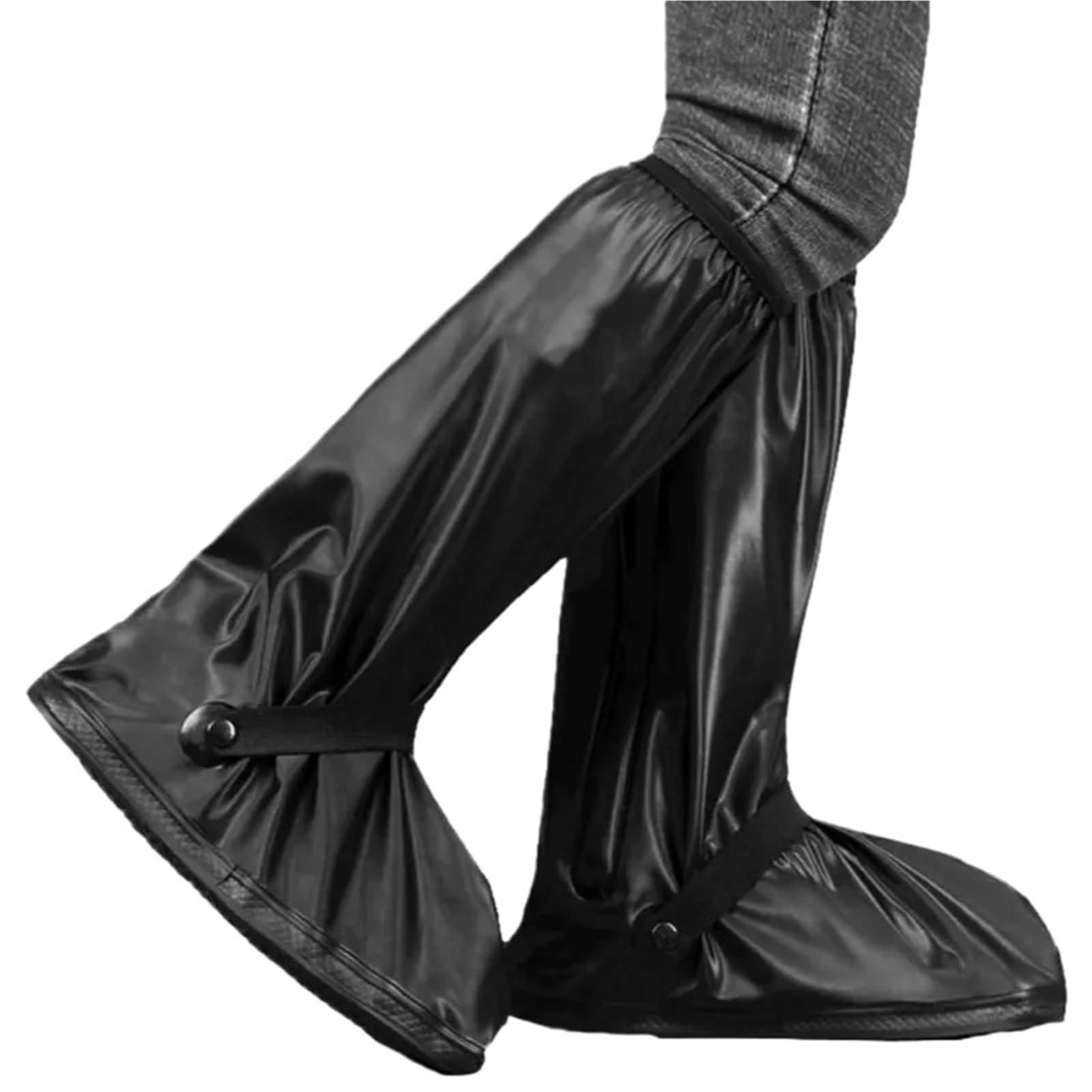 2 pares de cubiertas impermeables for zapatos, Botas lluvia plegables, aislamiento reflectante for exteriores, for caza, ciclismo, nieve y días lluviosos para Protección