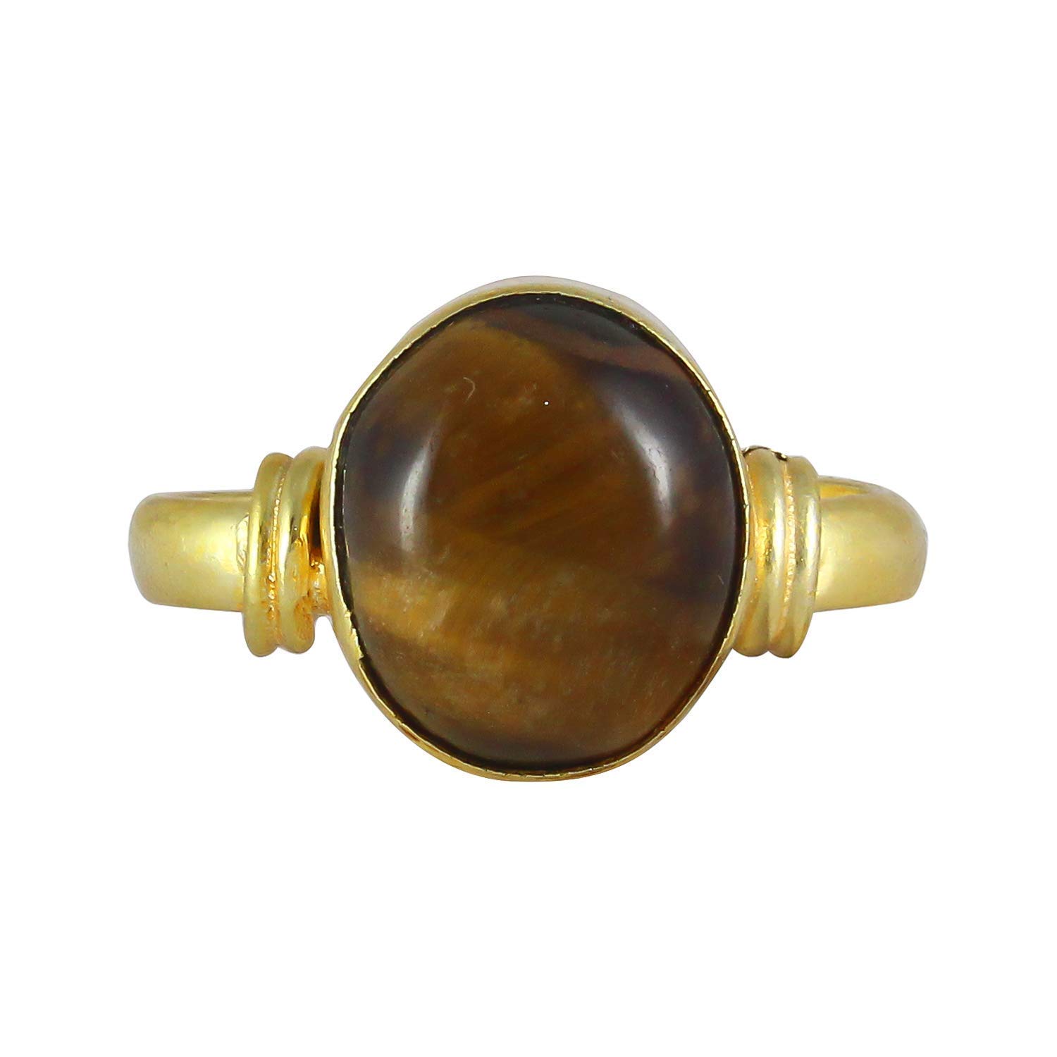 Pranjal Gems Lab Certified 7.25 Ratti Tiger Eye/Tiger Stone Ring in Panchdhatu (B07G997CZR) Amazon Price History, Amazon Price Tracker