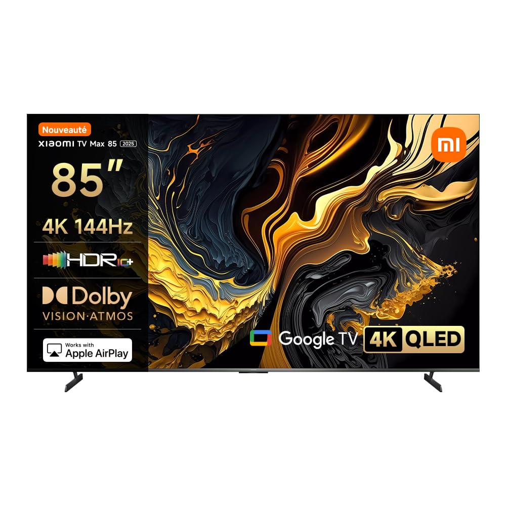 XIAOMI TV Max 85 2025, Google TV, 85 inch, QLED, 144Hz, Smart TV, Dolby Vision