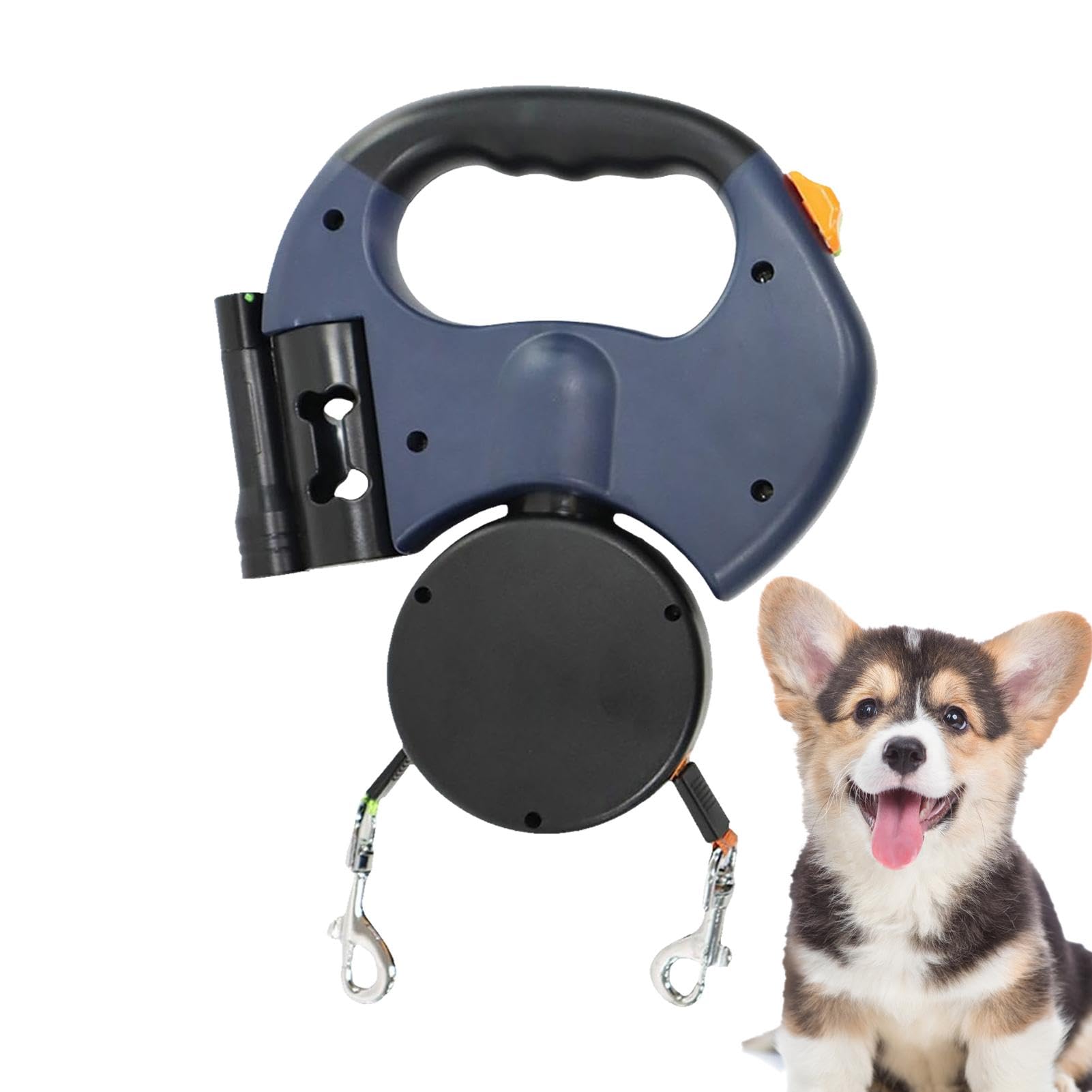 Corde extensible pour chien idéale pour promener votre animal de nuit en toute sécurité