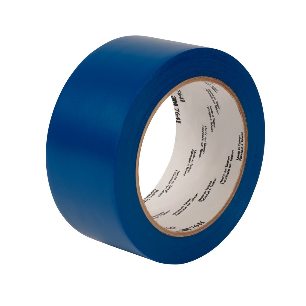 3M 764i General Purpose Vinyl Tape, 50 mm x 33 m, Blue, Pack of 24 โ image 1