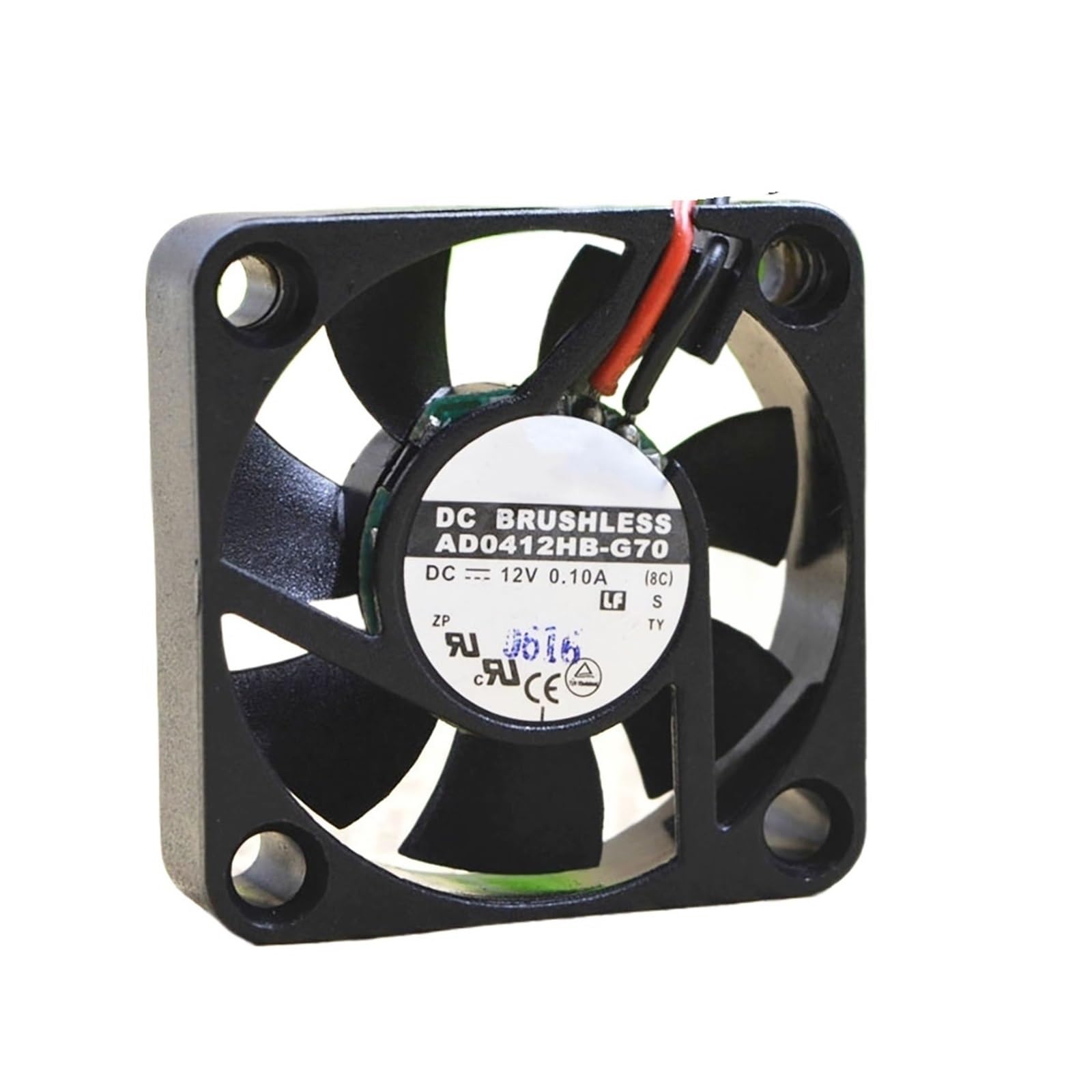 YLPWKMVZ Cooling Fan 40 * 40 * 10MM 12VDC 0.10A 2-wire AD0412HB-G70 Silent