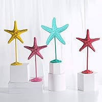 Vista 5 de Framendino, Paquete de 30 adornos de resina de dedo pequeño para decoración de conchas marinas para bodas, playa, fiestas temáticas, manualidades