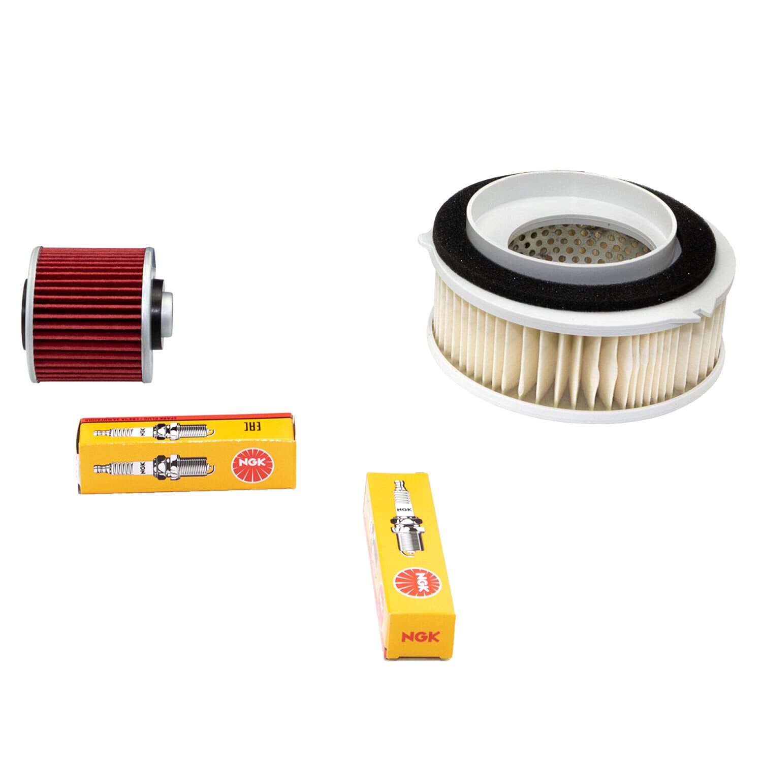 Service-Kit Für Yamaha XVS 650 Drag Star Classic (1998-2007) – Luftfilter, Ölfilter, Zündkerzen