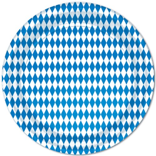 Blue & White Plates (8/Pkg)