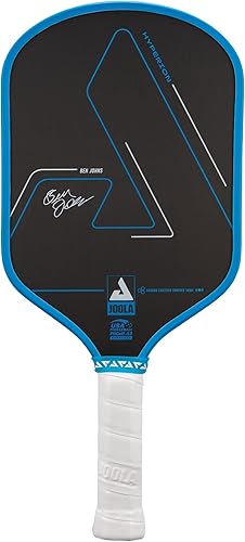 JOOLA Ben Johns Hyperion CFS - Pala de pickleball con superficie de carbono con grano alto y giro, mango alargado, remo Ben Johns aprobado por USAPA