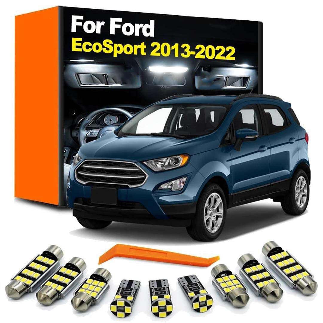 Kit de luces LED de interior para viajar en tu Ecosport 2013-2022 7