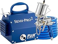 Fuji Spray 2203G Semi-PRO 2 Gravity HVLP Spray System - Powerful 1400W 2-Stage Motor for Pro Finishes