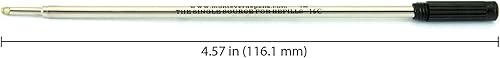 Vista 37 de Monteverde Recambio de bolígrafo para adaptarse a bolígrafos cruzados, punta media, rollo suave, rojo, 2 por paquete (C132RD) Rojo