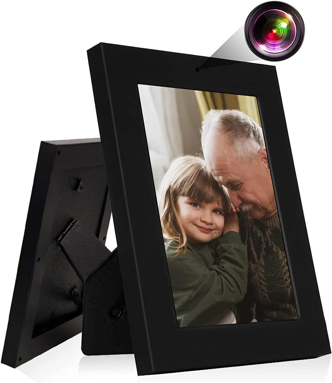 Hidden Photo Frame Camera, Mini Spy Video Camera 1080P HD Picture Frame Nanny Cam