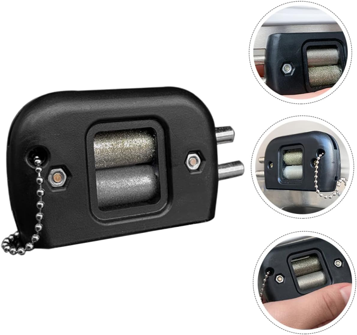 GALPADA Skate Sharpener Ice Skating Assist Holder er Grinding Knife Sharpening -Purpose Sharpener Sharpeners Ice