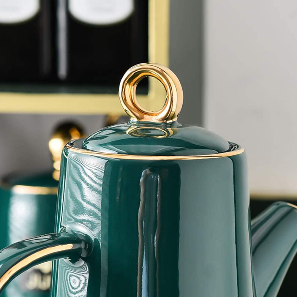 ESNY Generische Olivenöl-Spenderflasche.Keramik-Ölflaschen.Geeignet Für Die Aufbewahrung Von Öl,Essig,Sojasauce Und Anderen Flüssigkeiten,1 Stück,20oz green-400ML