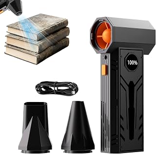 Snow Blower for Car | Cordless Portable Duster | Electric Air Snow Blower Defroster | for Vehicle Truck Automotive SUV Windshield PC Cleaning Computer Keyboard Office Detailing Home Winter
