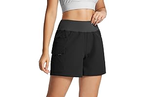 BALEAF Women's 5" Athletic Shorts | Quick Dry Summer Shorts for Hiking Climbing
