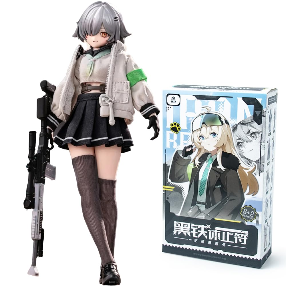 Serie Black Iron Rest Figura de acción Coleccionable de Anime, (Single Box)