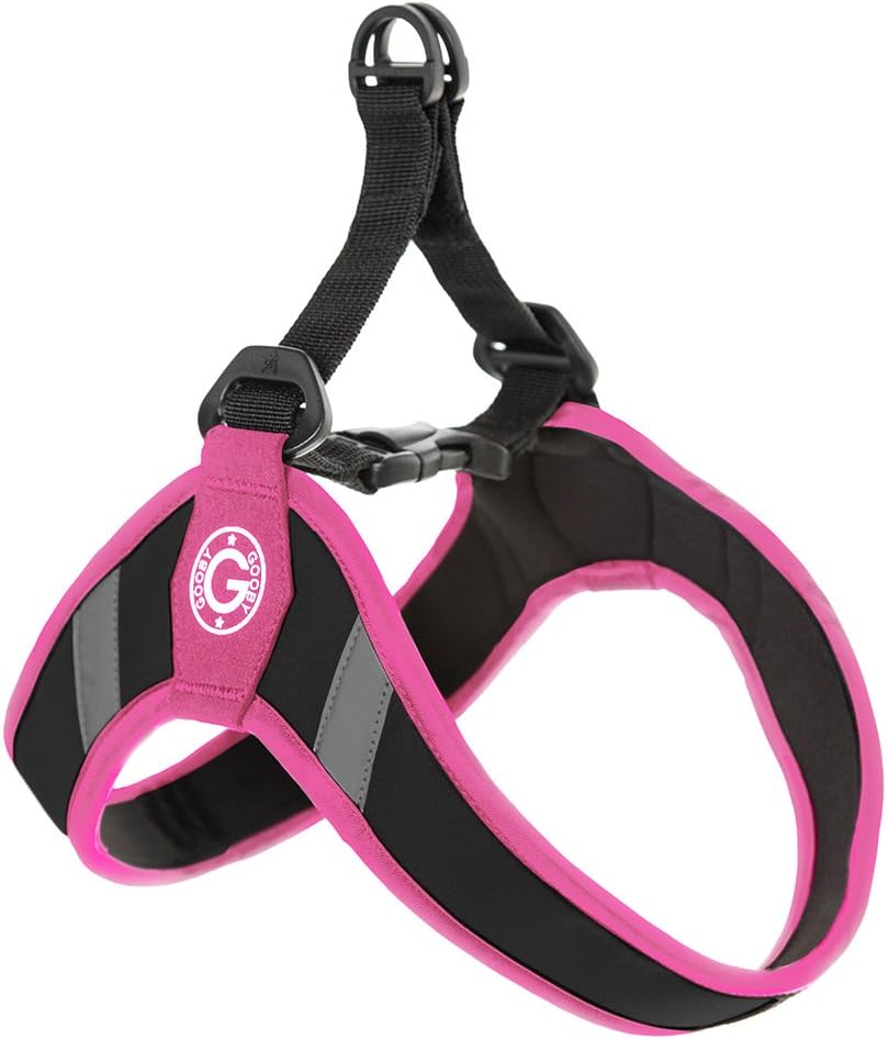 Gooby Simple Step in Dog Harness with Reflective Lining