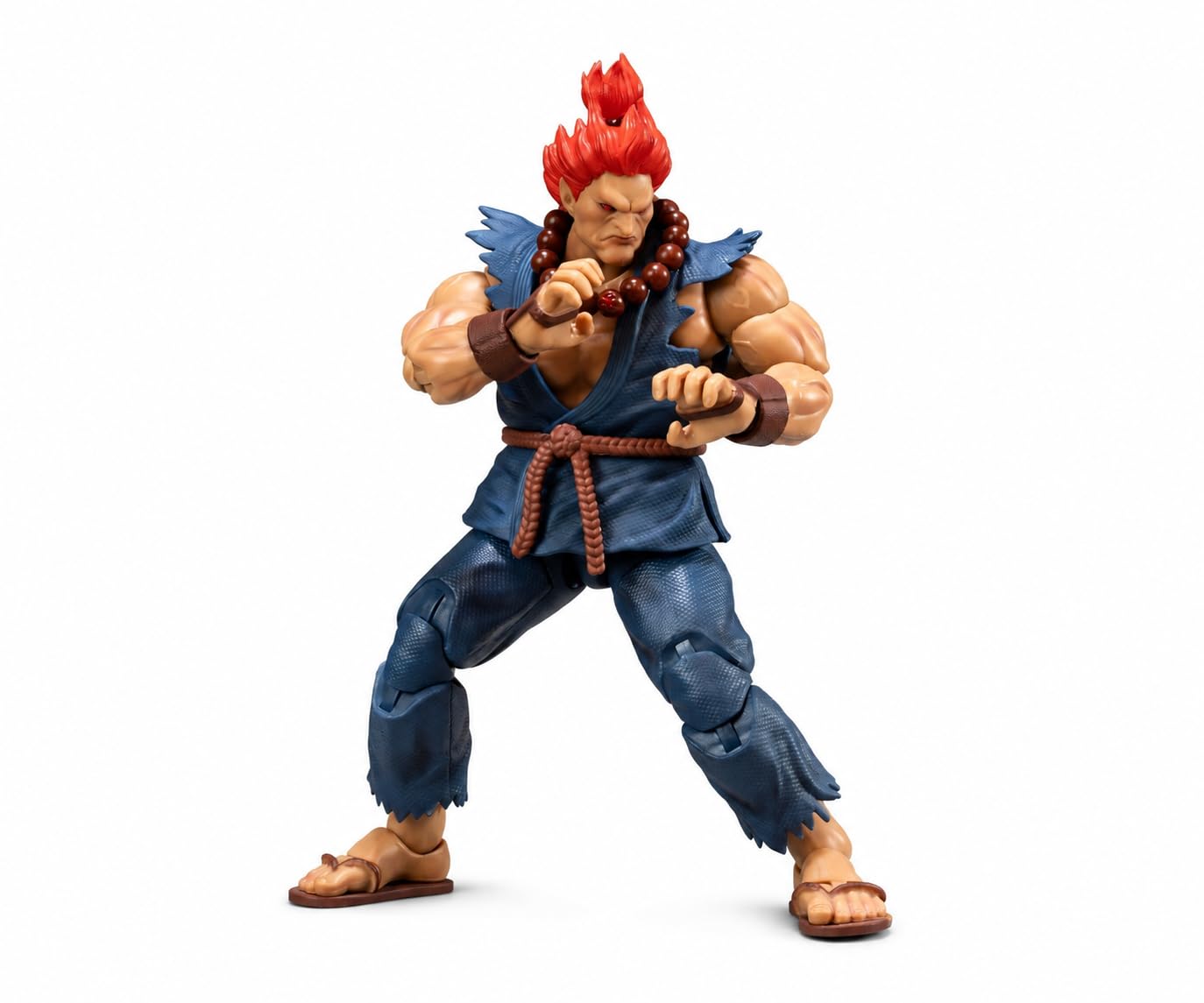Jada Street Fighter II Akuma Action Figure 6" Tall Fully Articulated, Collector Package
