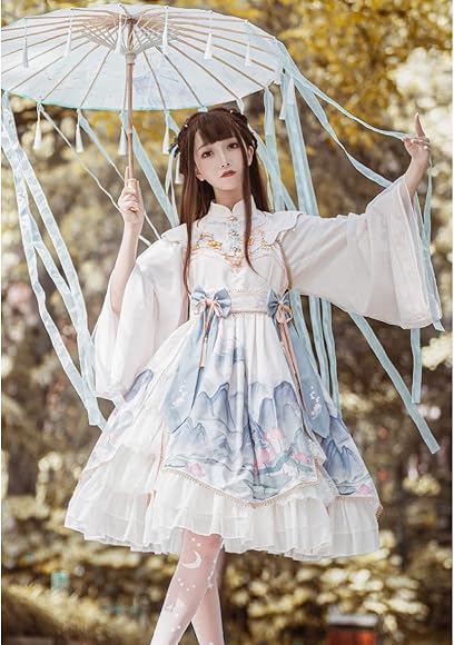 Amazon.co.jp: [SSUPTEMBER2] ロリータ ワンピース チャイナ ドレス  